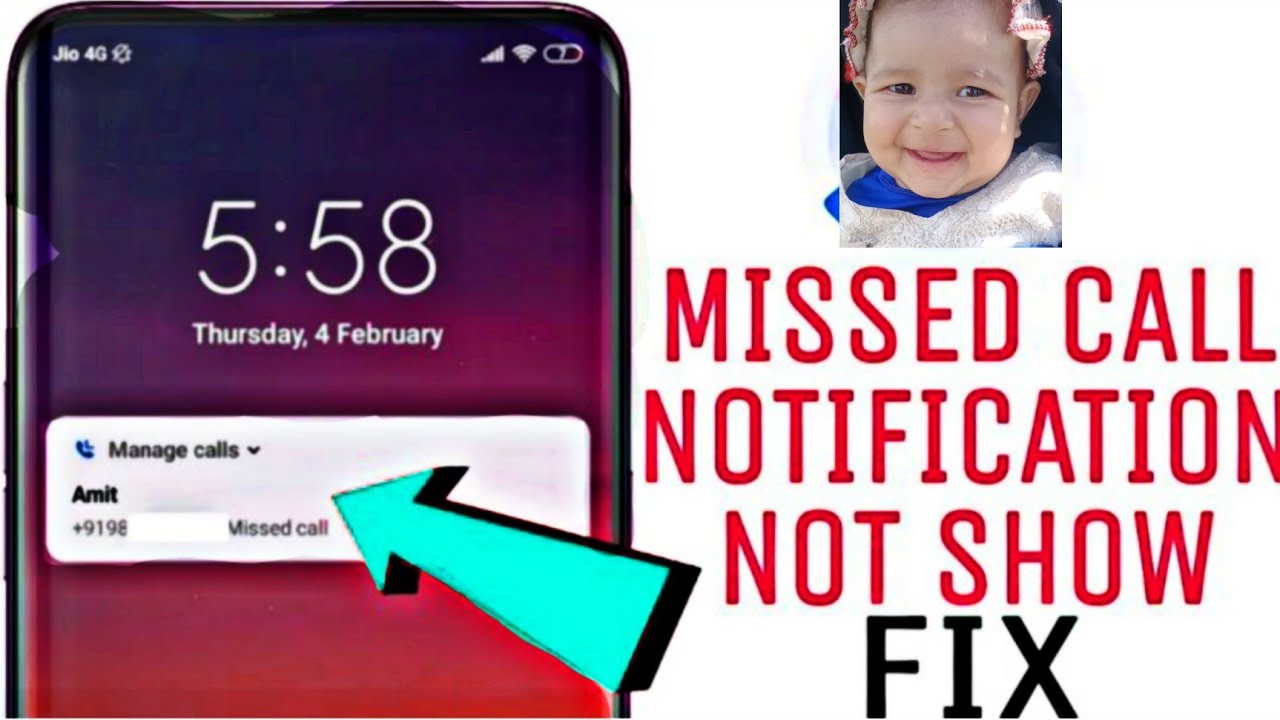 Miss call notification not showing - No notification for missed calls ...