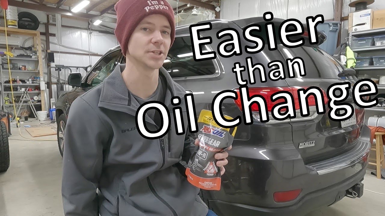 2016 Jeep Grand Cherokee WK2 Rear Differential Fluid Change YouTube