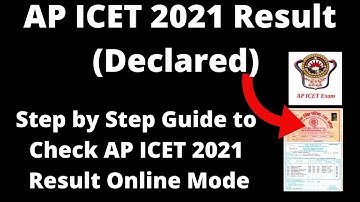 AP ICET 2021 Result (Declared) - How to Check Officially Andhra Pradesh ICET 2021 Result Online