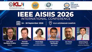 LIVE | IEEE AI SIIS 2026 – International Conference | KLH Aziznagar Campus