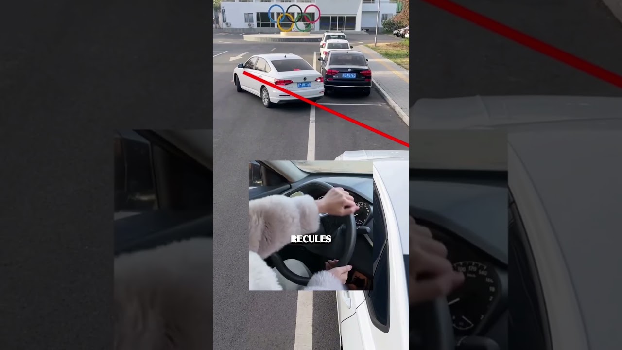 Créneau parfait en 30 secondes 🚗💡 #AstuceAuto #CréneauFacile #Conduite #Parking #PermisDeConduire