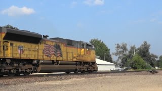 Famous Two UP ACe's Lead Stack/Auto Rack Train, Lowden, IA Wealth