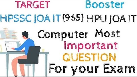 45 Most Important Computer MCQ