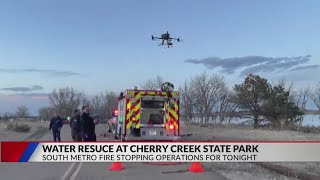 Water rescue underway at Cherry Creek State Park