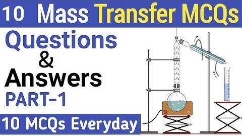 Mass transfer - Multiple Choice Questions and Answers (MCQ) | Part-1 | Chemical Engineering.