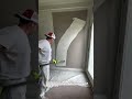 Perfect Paint Roller Finish Technique! #painting #construction #shorts #diy #satisfying