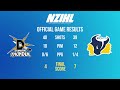 Game Highlights: Dunedin Thunder vs. SkyCity Stampede - NZIHL 8th May 2026