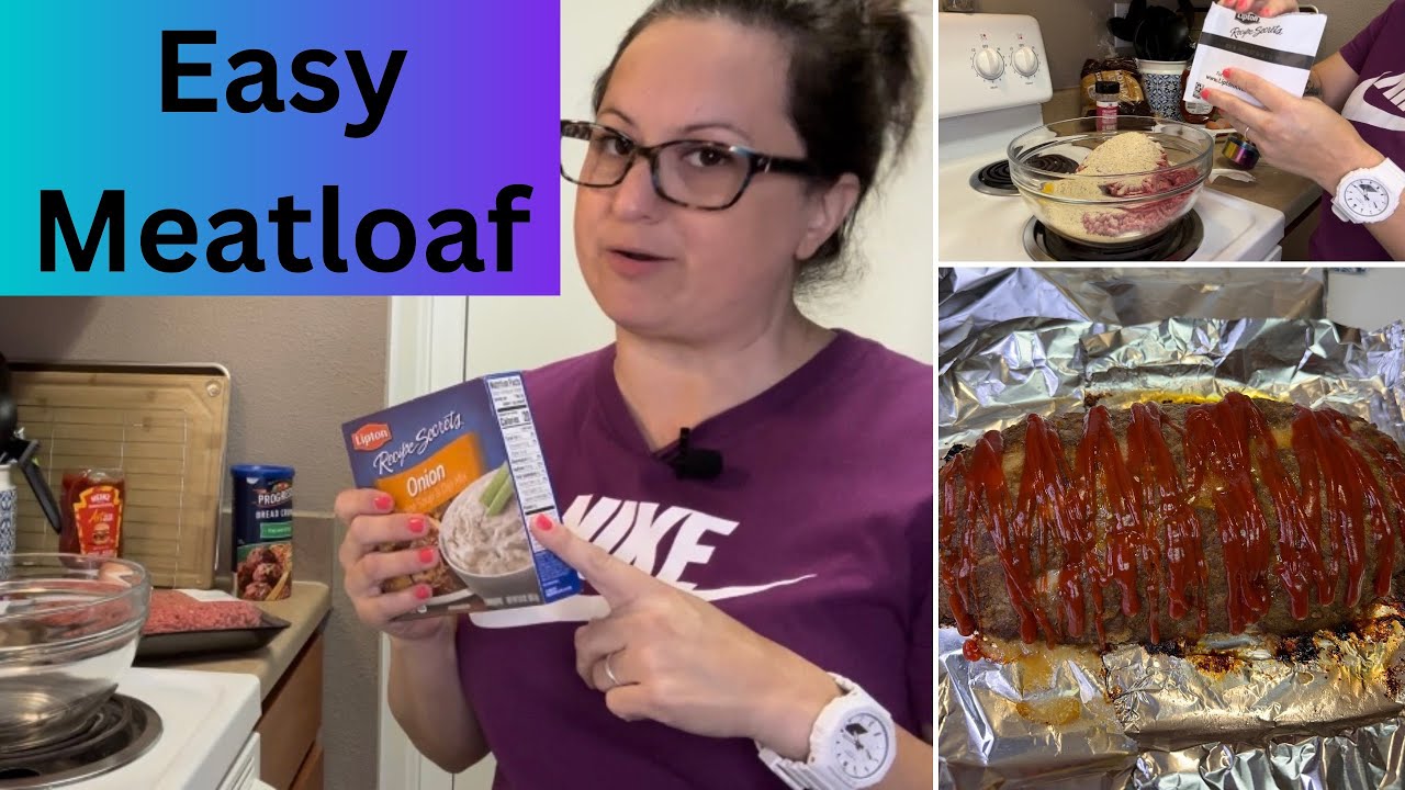 Lipton Onion Soup Meatloaf: Easy Lipton Soup Mix Recipe - Bake It With Love