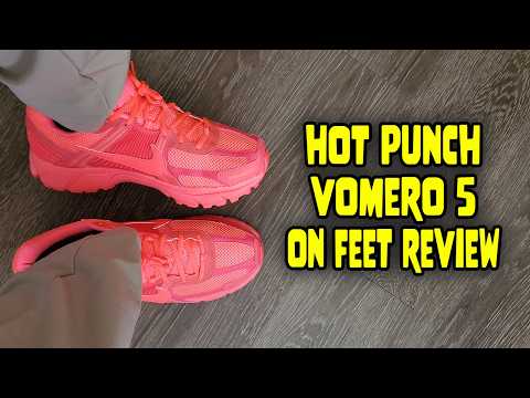 【NIKE】◆人気商品◆MENS ZOOM VOMERO 5◆Hot Punch◆ Nike Zoom Vomero 5 Hot Punch On Feet Review (HF5493 600