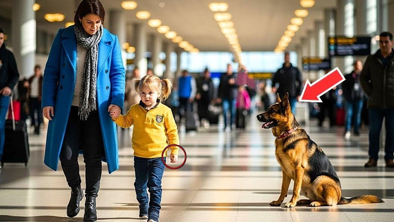 Malá dívka dala policejnímu psovi tichý signál — a vše se změnilo během okamžiku