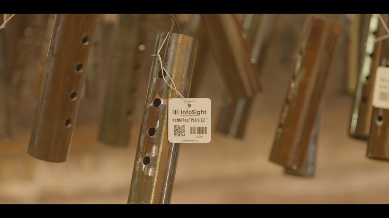 InfoSight KettleTag® Galvanizing Identification Tag - YouTube