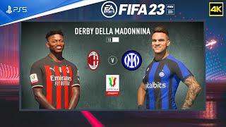 FIFA 23 PS5 - Milan Vs Inter - The Derby della Madonnina | Super Cup FINAL 2023 | PS5™ [4K]