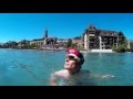 Swimming in Aara, Bern