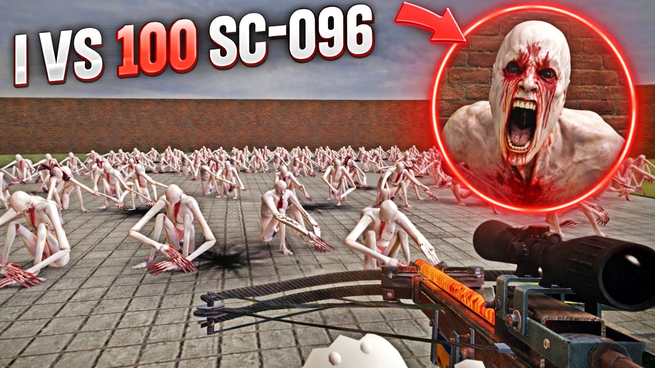 I Spawned 100 SCP-096…  [ Garry’s Mod ]