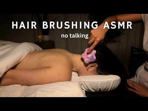 Hair Brushing ASMR Spa | No Talking 😴 Fall Asleep In Minutes thumbnail