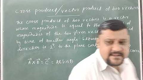 Scalars and Vectors part 6 by Sushanta Sir