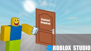 How To Make KeyCard Door In Roblox Studio
