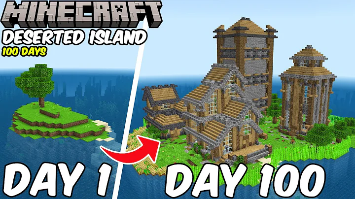 100 Days on a Deserted Island in Minecraft Bedrock