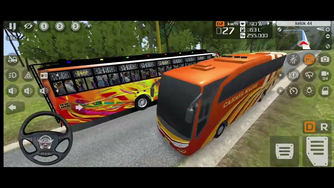 Narrow Maps mod Bus Drive simulator Indonesia gameplay 