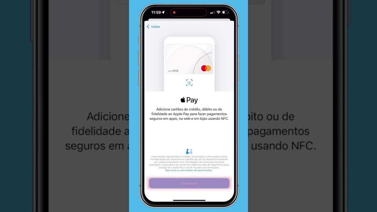 Como adicionar o Cartão da CONTA GLOBAL na sua carteira digital | IOS