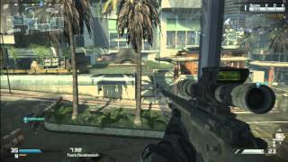 COD:Ghosts Team death match on Stormfront 25-3 sniper gameplay