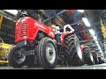 Tractor manufacturing plant   production mahindra  swaraj tractors