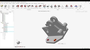 Structural Optimization of an HINGE BRACKET using Altair Inspire Software by M.Krishna Vamsi