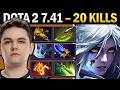Drow Ranger Dota 2 7.41 with 20 Kills and Partisan - Dota Gameplay