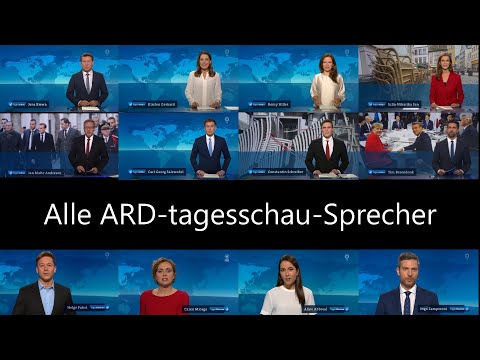 Alle ARD-tagesschau-Sprecher (2022)