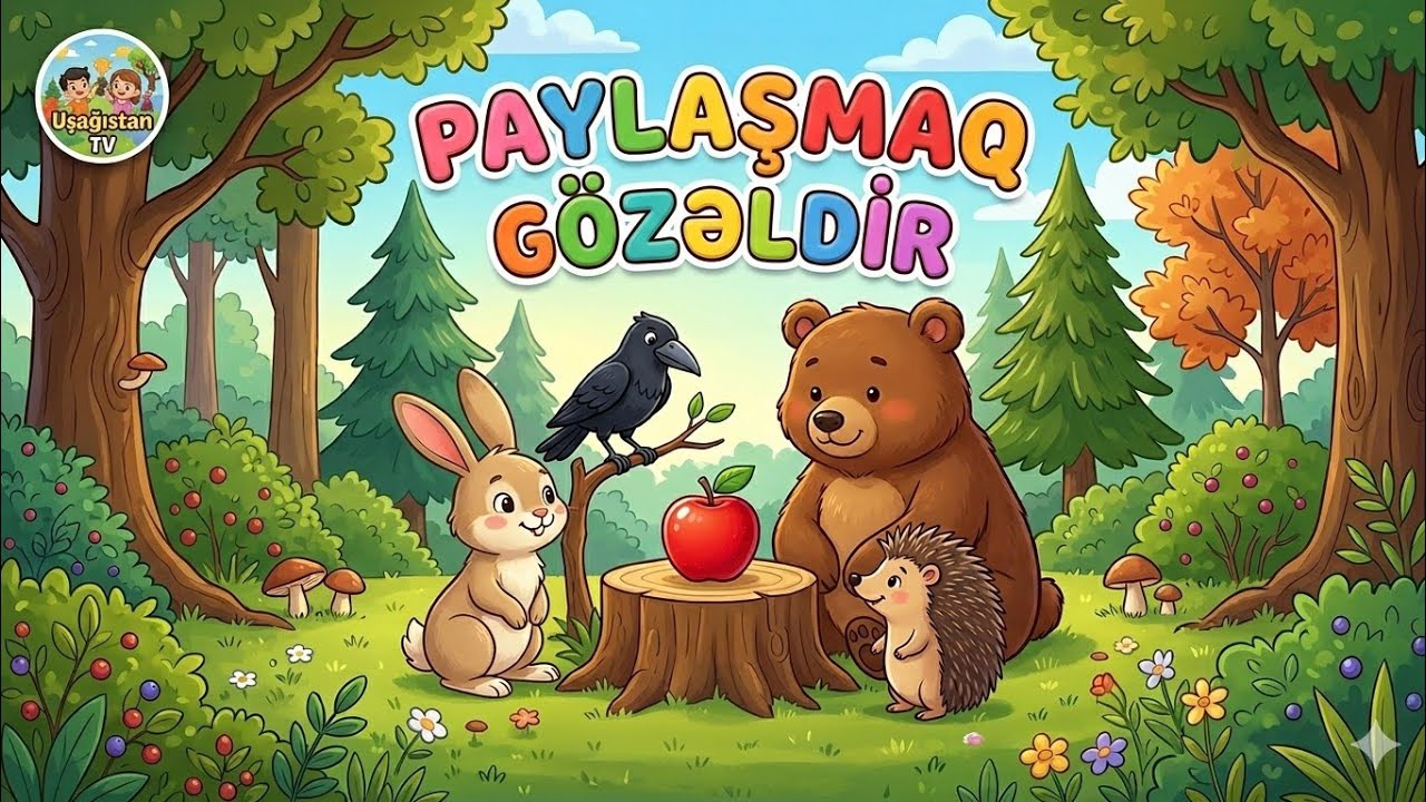 Bölüşmək gözəldir — Uşaqlar üçün nağıl Azərbaycan nağılı #Azərbaycan #nağıl #uşaq #usaqistan #alma 