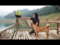 Weaving Bamboo Baskets, Fish Traps, Catch and Cook, River Survival Shelters | EP.334