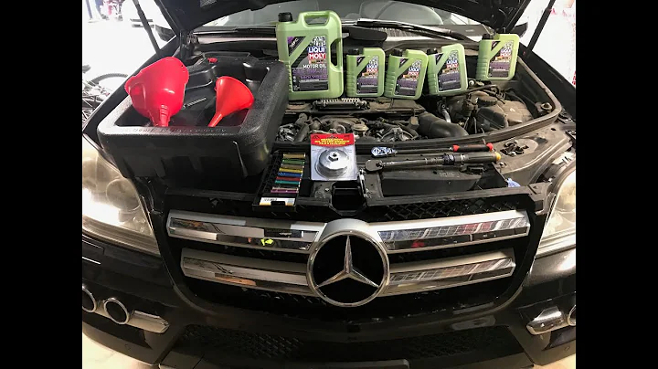 How to Change the Engine Oil on a Mercedes Benz GL 450 - DIY
