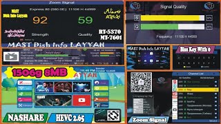 Sunplus Dk-V1.01 1507G & 1506G 8Mb New Software 2025 Zoom Signal, E-Cast, Nashare Mast Dish Info