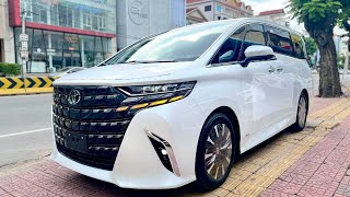 : First Look ! 2024 Toyota Alphard - 2.5 HYBRID E-Four | White Color