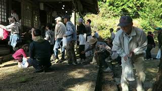 福川八幡宮新嘗祭 もちまき