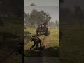 Horse accidentally land into the wagon | Red Dead Redemption 2