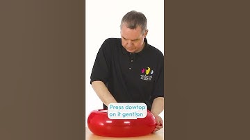 How to Make a Quick and Easy Balloon Base - 60 Second Skills #shorts