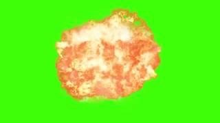 Explosion Green Screen With Sound Hd - Explosion Chroma Key Sound Effect Download
