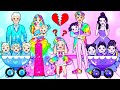 Rainbow Barbie Wants To Be Loved Too! 😥 - Barbie Family Story Handmade - DIY Arts &amp; Paper Crafts