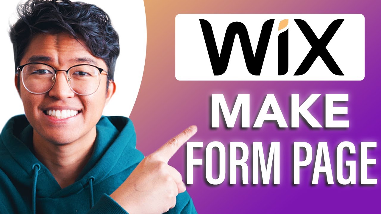How to Make a Form Page On Wix (SIMPLE & Easy Guide!) - YouTube
