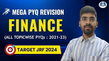 Mega PYQ Revision | Business Finance | UGC NET Commerce | Management | Target JRF 2024