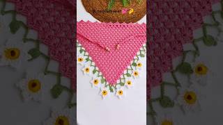 çiçekli bandana modeli 🤌💕#keşfet #crochet #keşfetbeniöneçıkar #keşfetedüş #keşfetteyiz #knitting
