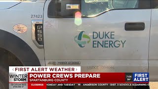 Power crews prepare for incoming winter storm