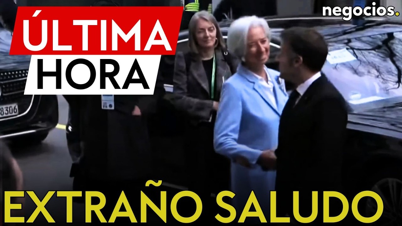 ÚLTIMA HORA: Así ha sido el extraño saludo entre Macron y Lagarde en la Munich Security Conference