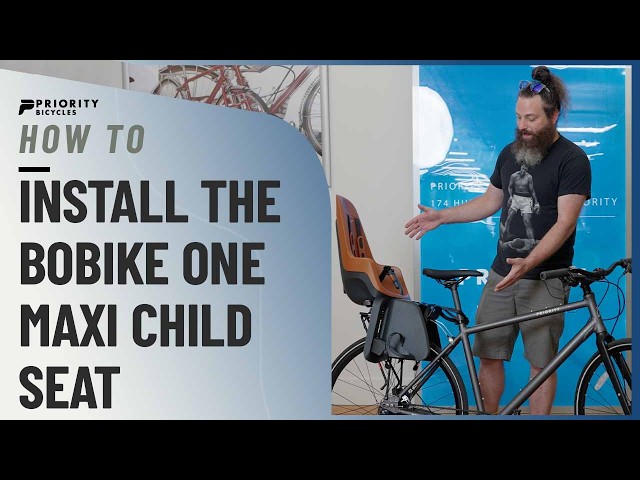 How to Install the BoBike Child Seat to Your Bicycle - YouTube