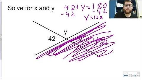Angle Pairs Solving for Angles