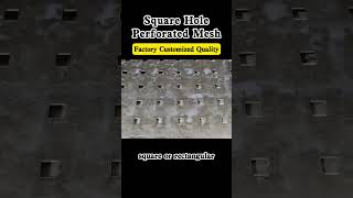Perforated Sheet perforated plate perforated metal mesh slotted slot hole square hole for restaurant