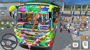 💥Best Lighting New Kumaran Bus Simulator Indonesia Different Map Mod Android Gameplay Video 
