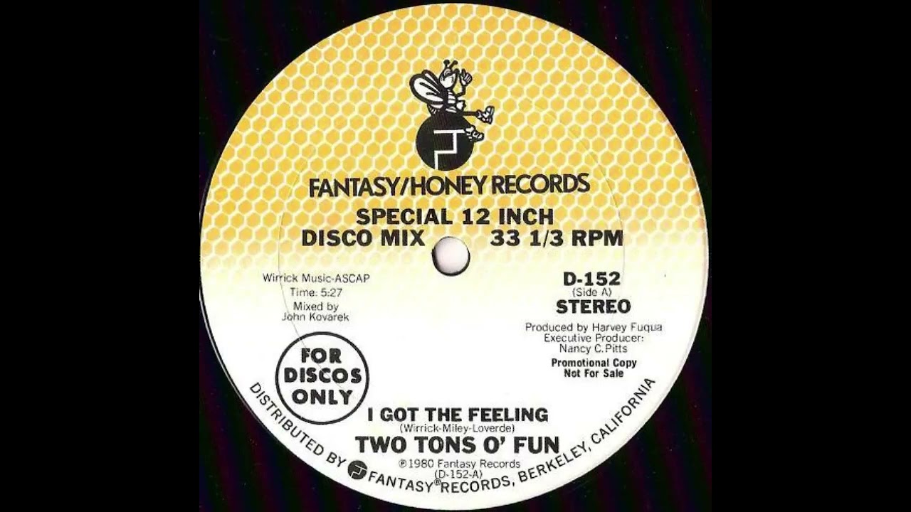 TWO TONS O' FUN - I GOT THE FEELING