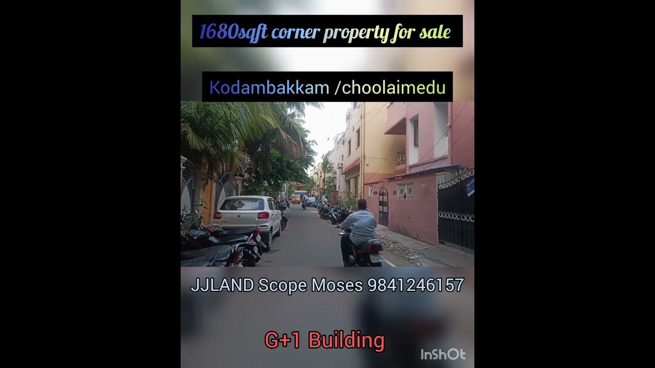 Kodambakkam 1680sqft Land with House Sale IDNO1900 YouTube
